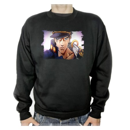 SUDADERA NEGRA JOJO BIZARRE ADVENTURE SERIE adulto poliester algodón personalizada