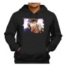 SUDADERA NEGRA CON CAPUCHA JOJO BIZARRE ADVENTURE SERIE adulto poliester algodón personalizada