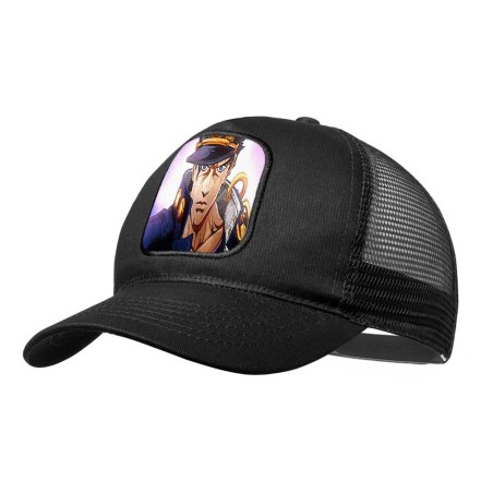 GORRA NEGRA CON REJILLA JOJO BIZARRE ADVENTURE SERIE moda deporte