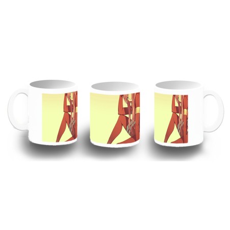 TAZA FOTOLUMINISCENTE DARLING IN THE FRANXX ANIME BRILLA OSCURIDAD