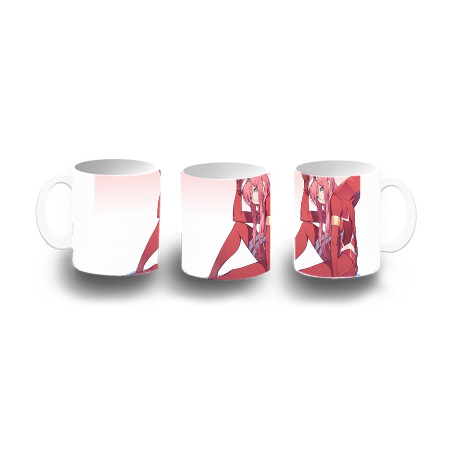 TAZA DE PLASTICO DARLING IN THE FRANXX ANIME niños personalizada