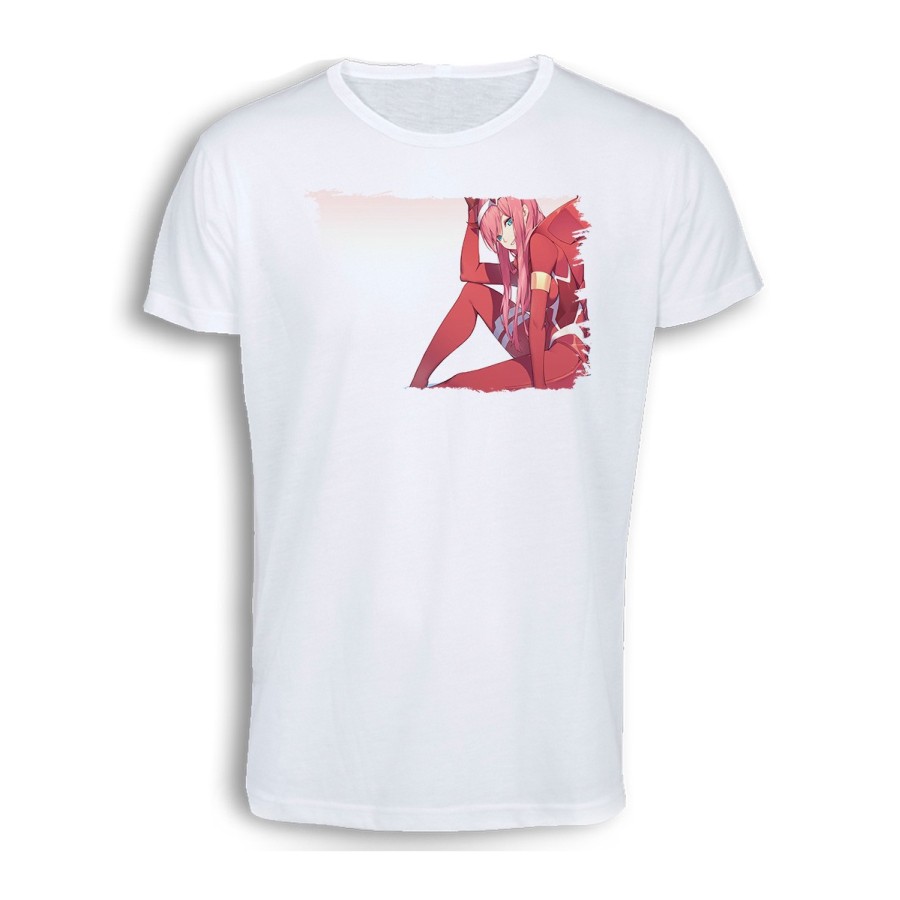 CAMISETA TACTO ALGODÓN DARLING IN THE FRANXX ANIME cómoda personalizada