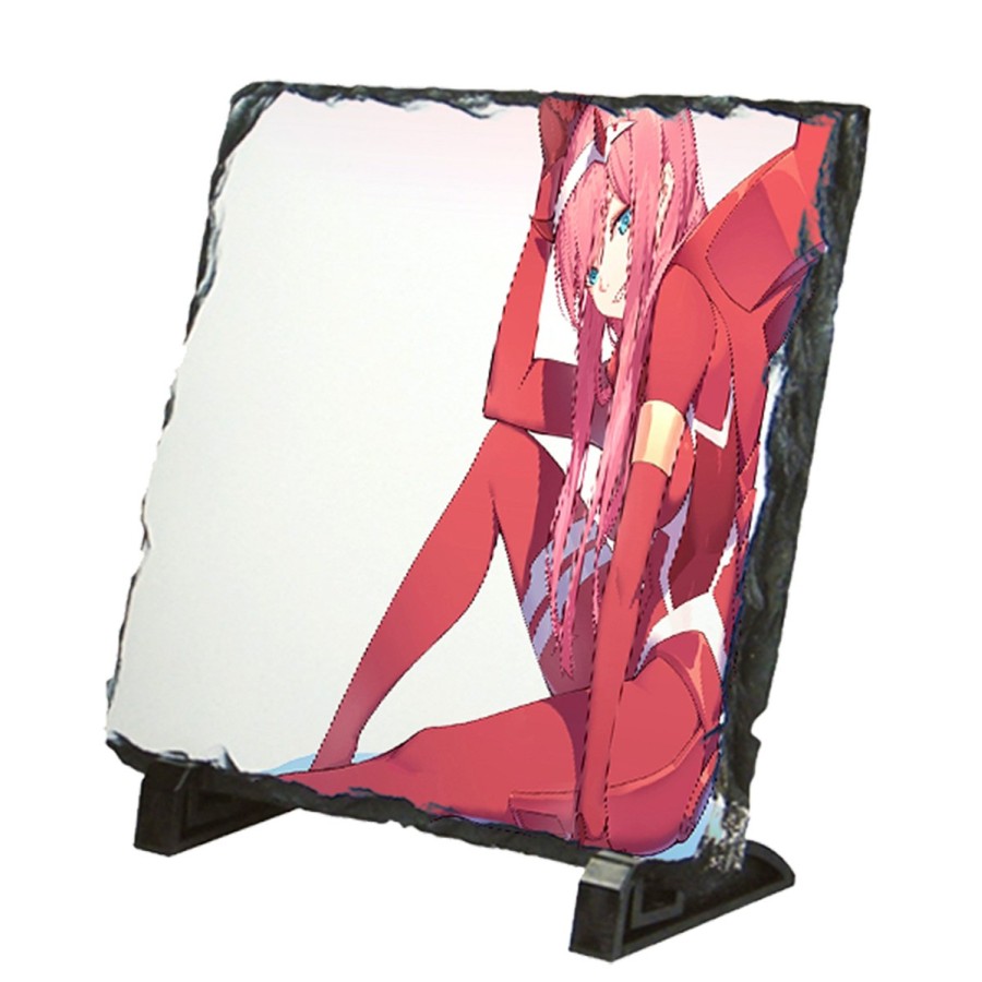 PLACA PIZARRA DARLING IN THE FRANXX ANIME portafotos portafoto