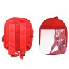 PACK MOCHILA ROJA Y ESTUCHE DARLING IN THE FRANXX ANIME material escolar