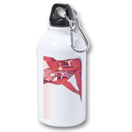 BIDON 400ML METALICO DARLING IN THE FRANXX ANIME para viaje y deporte