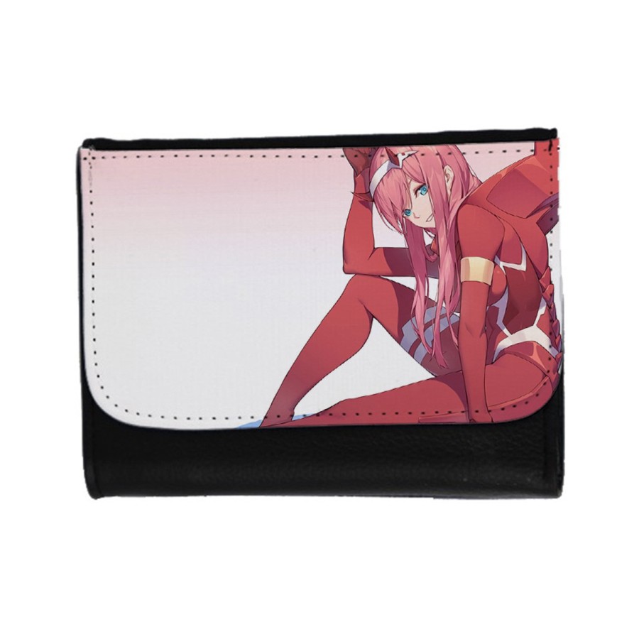 BILLETERA BILLETERO DARLING IN THE FRANXX ANIME unisex negro monedero