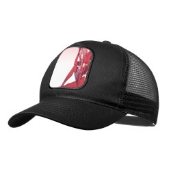 GORRA NEGRA CON REJILLA DARLING IN THE FRANXX ANIME moda deporte