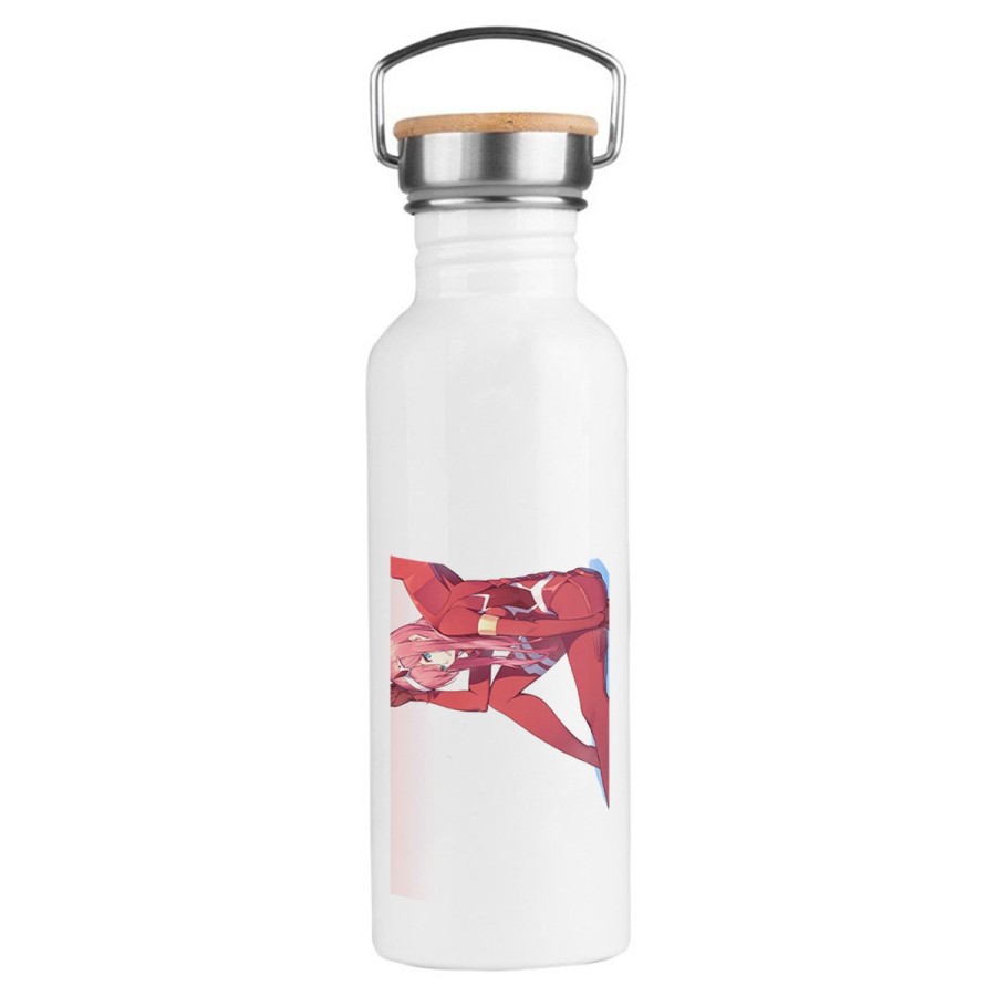 BIDON 750 ML ACERO INOXIDABLE ESTILO RETRO DARLING IN THE FRANXX ANIME deporte deportivo botella