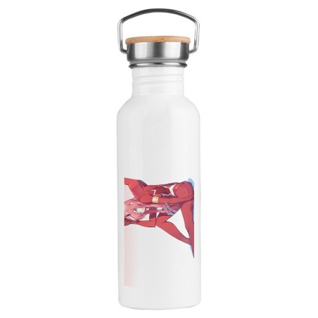 BIDON 750 ML ACERO INOXIDABLE ESTILO RETRO DARLING IN THE FRANXX ANIME deporte deportivo botella