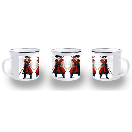 TAZA METALICA GOKU DRAGON BALL HEROES metal personalizada