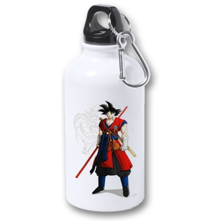 BIDON 400ML METALICO GOKU DRAGON BALL HEROES para viaje y deporte