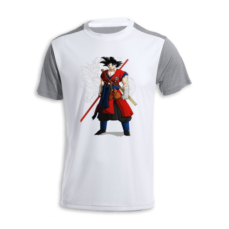 CAMISETA DISEÑO BICOLOR GOKU DRAGON BALL HEROES personalizada