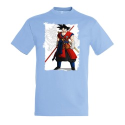 CAMISETA AZUL CIELO GOKU...