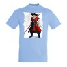 CAMISETA AZUL CIELO GOKU DRAGON BALL HEROES moda verano personalizada