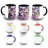 TAZA COLORES DATE ALIVE PERSONAJES ANIME color personalizada