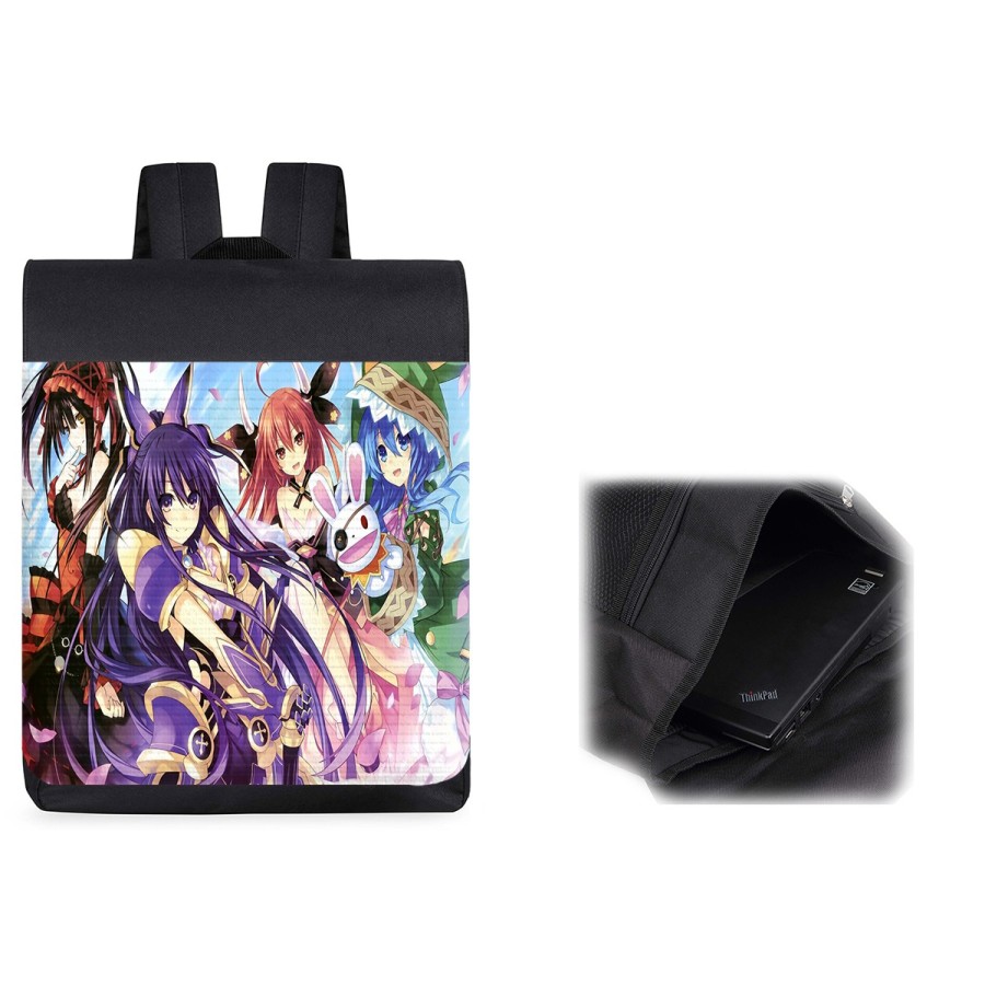 PACK MOCHILA Y ESTUCHE DATE ALIVE PERSONAJES ANIME material escolar