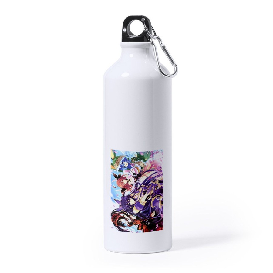 BIDON GRANDE 800 ML ACERO INOXIDABLE DATE ALIVE PERSONAJES ANIME deporte deportivo mosqueton botella