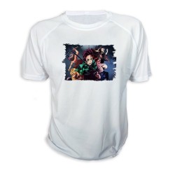 CAMISETA DEMON SLAYER ACCION PERSONAJES personalizada