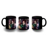 TAZA COMPLETAMENTE NEGRA DEMON SLAYER ACCION PERSONAJES personalizada