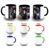 TAZA COLORES DEMON SLAYER ACCION PERSONAJES color personalizada