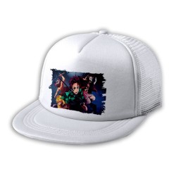 GORRA 5 PANELES REDECILLA TRASERA DEMON SLAYER ACCION PERSONAJES estilo rapero