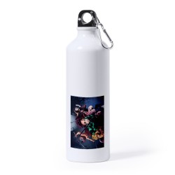 BIDON GRANDE 800 ML ACERO INOXIDABLE DEMON SLAYER ACCION PERSONAJES deporte deportivo mosqueton botella