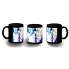 TAZA COMPLETAMENTE NEGRA dragon ball z songoanda gohan ssj 2 personalizada