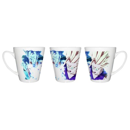 TAZA CÓNICA dragon ball z songoanda gohan ssj 2 conica personalizada
