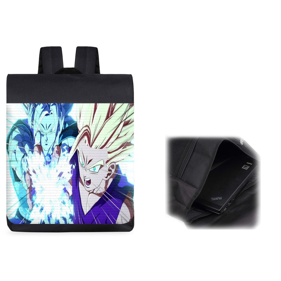 PACK MOCHILA Y ESTUCHE dragon ball z songoanda gohan ssj 2 material escolar