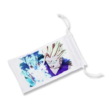 FUNDA BOLSA MULTIUSOS dragon ball z songoanda gohan ssj 2 gafas dados rol personalizada color