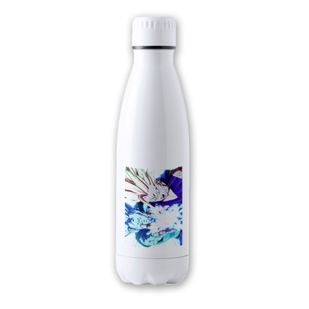 BIDON 700 ML ACERO INOXIDABLE dragon ball z songoanda gohan ssj 2 tapon seguridad botella