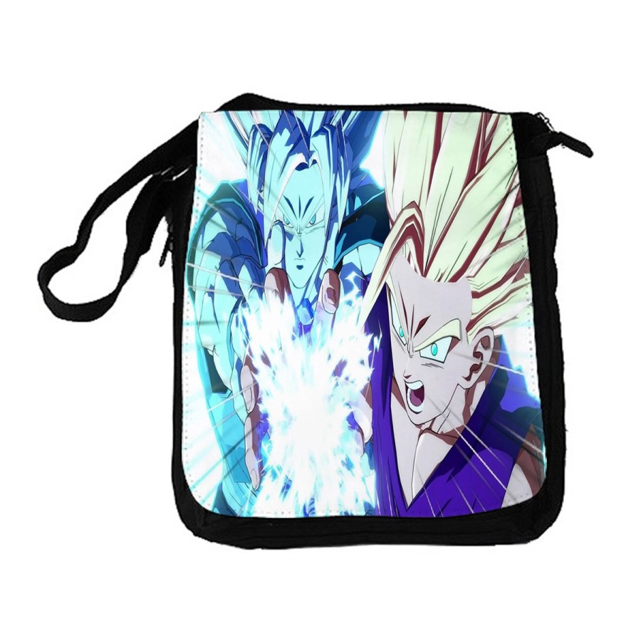 BANDOLERA REPORTERO MEDIANA BOLSO dragon ball z songoanda gohan ssj 2 bolsa mochila hombro