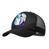 GORRA NEGRA CON REJILLA dragon ball z songoanda gohan ssj 2 moda deporte