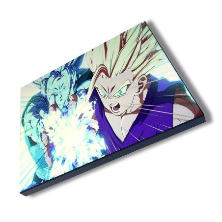 PANEL FOTOGRÁFICO DECORATIVO dragon ball z songoanda gohan ssj 2 cuadro acabado brillante elegante pared