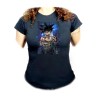 CAMISETA NEGRA MUJER Goku ultra instinto banda callejera yakuza oferta personalizada