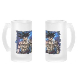 JARRA CERVEZA CRISTAL Goku...