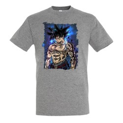 CAMISETA GRIS MEZCLA Goku...