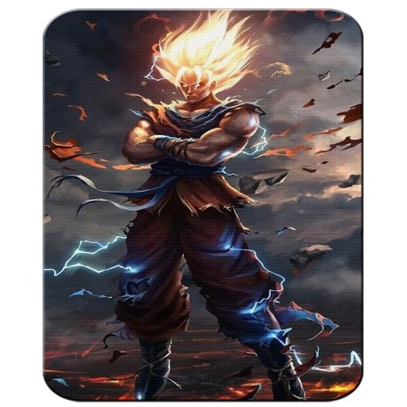 ALFOMBRILLA dragon ball z goku ssj realista real pc raton personalizada