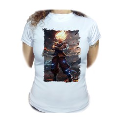 CAMISETA MUJER dragon ball...