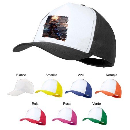 GORRA COLORES dragon ball z goku ssj realista real color personalizada