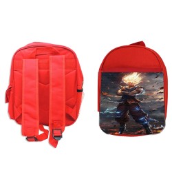 MOCHILA ROJA dragon ball z...