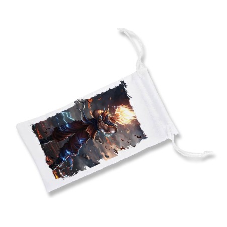 FUNDA BOLSA MULTIUSOS dragon ball z goku ssj realista real gafas dados rol personalizada color