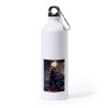 BIDON GRANDE 800 ML ACERO INOXIDABLE dragon ball z goku ssj realista real deporte deportivo mosqueton botella