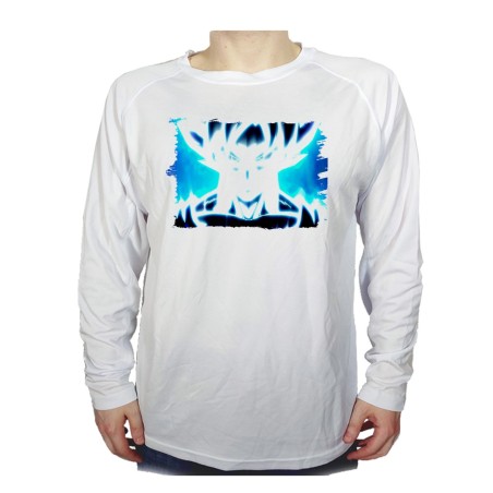 CAMISETA MANGA LARGA GOKU LIMIT BREAKER ULTRA INSTINCT personalizada