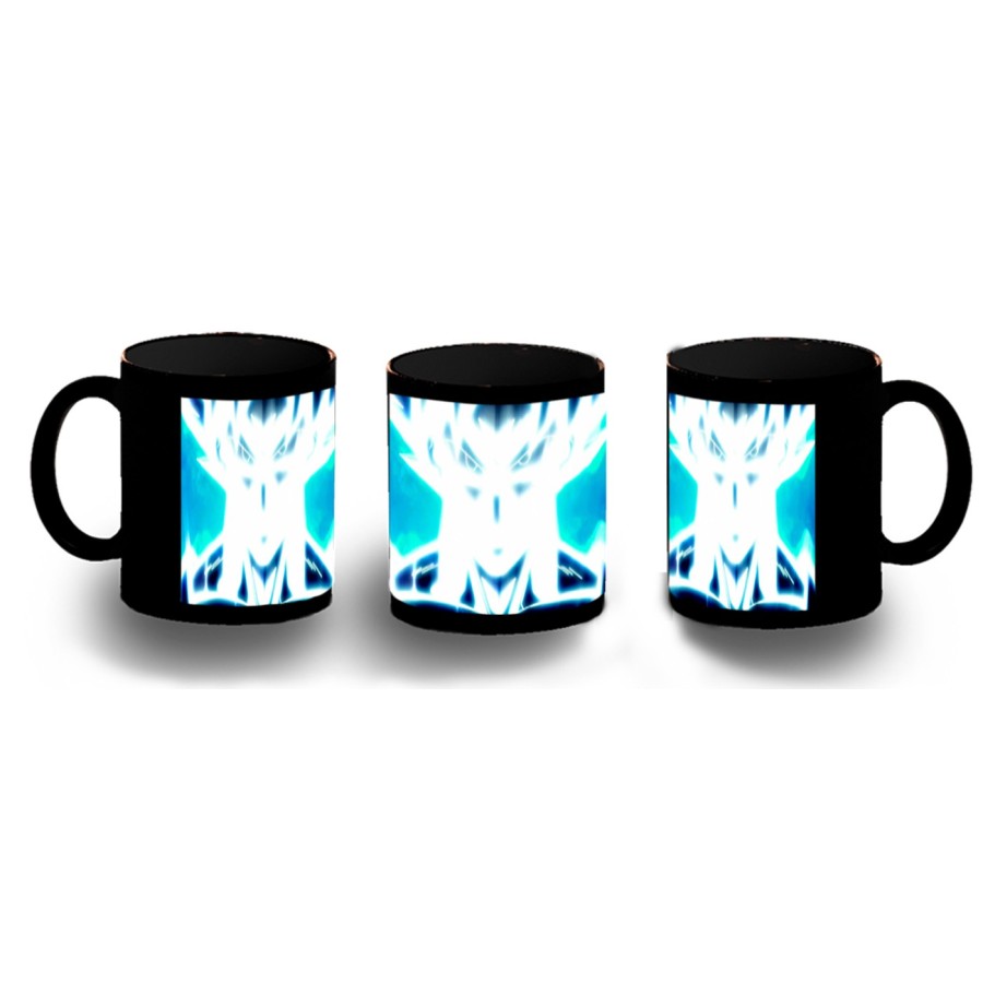 TAZA COMPLETAMENTE NEGRA GOKU LIMIT BREAKER ULTRA INSTINCT personalizada