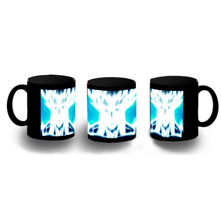 TAZA COMPLETAMENTE NEGRA GOKU LIMIT BREAKER ULTRA INSTINCT personalizada