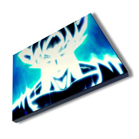 PANEL FOTOGRÁFICO DECORATIVO GOKU LIMIT BREAKER ULTRA INSTINCT cuadro acabado brillante elegante pared