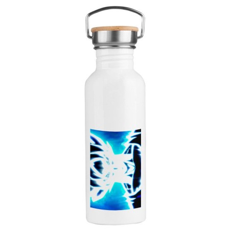 BIDON 750 ML ACERO INOXIDABLE ESTILO RETRO GOKU LIMIT BREAKER ULTRA INSTINCT deporte deportivo botella