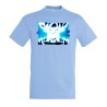 CAMISETA AZUL CIELO GOKU LIMIT BREAKER ULTRA INSTINCT moda verano personalizada