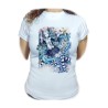 CAMISETA MUJER HATSUNE MIKU FLORES JARDIN moda personalizada